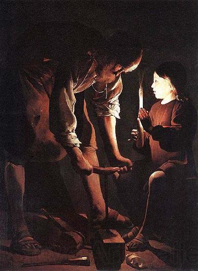 Georges de La Tour St Joseph Norge oil painting art